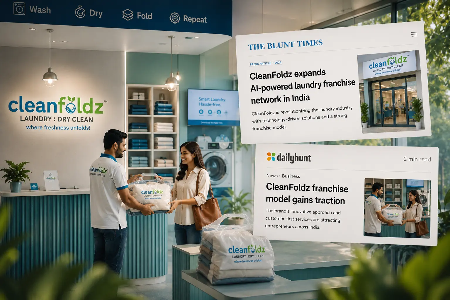 CleanFoldz Featured In Media Coverage